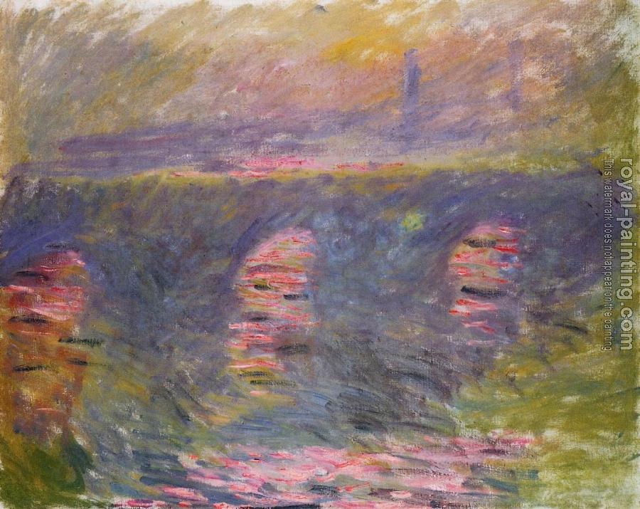 Claude Oscar Monet : Waterloo Bridge III